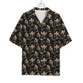 Halloween Mummy Pattern Print Rayon Hawaiian Shirt