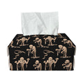 Halloween Mummy Pattern Print Rectangle Tissue Box Cover