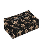 Halloween Mummy Pattern Print Rectangle Tissue Box Cover