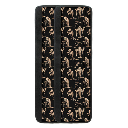 Halloween Mummy Pattern Print Refrigerator Handle Covers