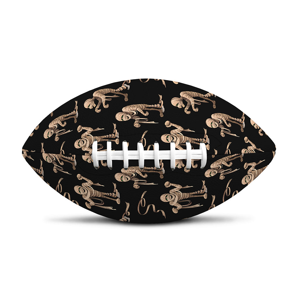 Halloween Mummy Pattern Print Rugby Ball