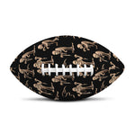 Halloween Mummy Pattern Print Rugby Ball