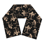 Halloween Mummy Pattern Print Scarf