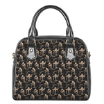 Halloween Mummy Pattern Print Shoulder Handbag