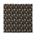 Halloween Mummy Pattern Print Silk Bandana