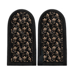 Halloween Mummy Pattern Print Skillet Handle Cover