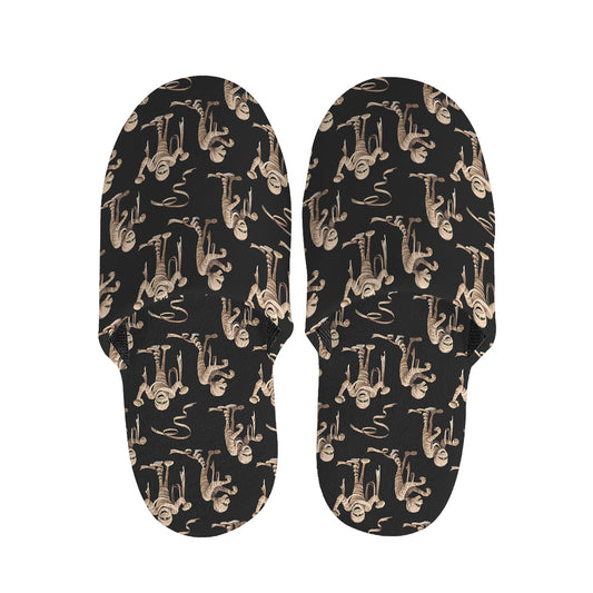 Halloween Mummy Pattern Print Slippers