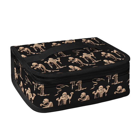 Halloween Mummy Pattern Print Small Lunch Bag