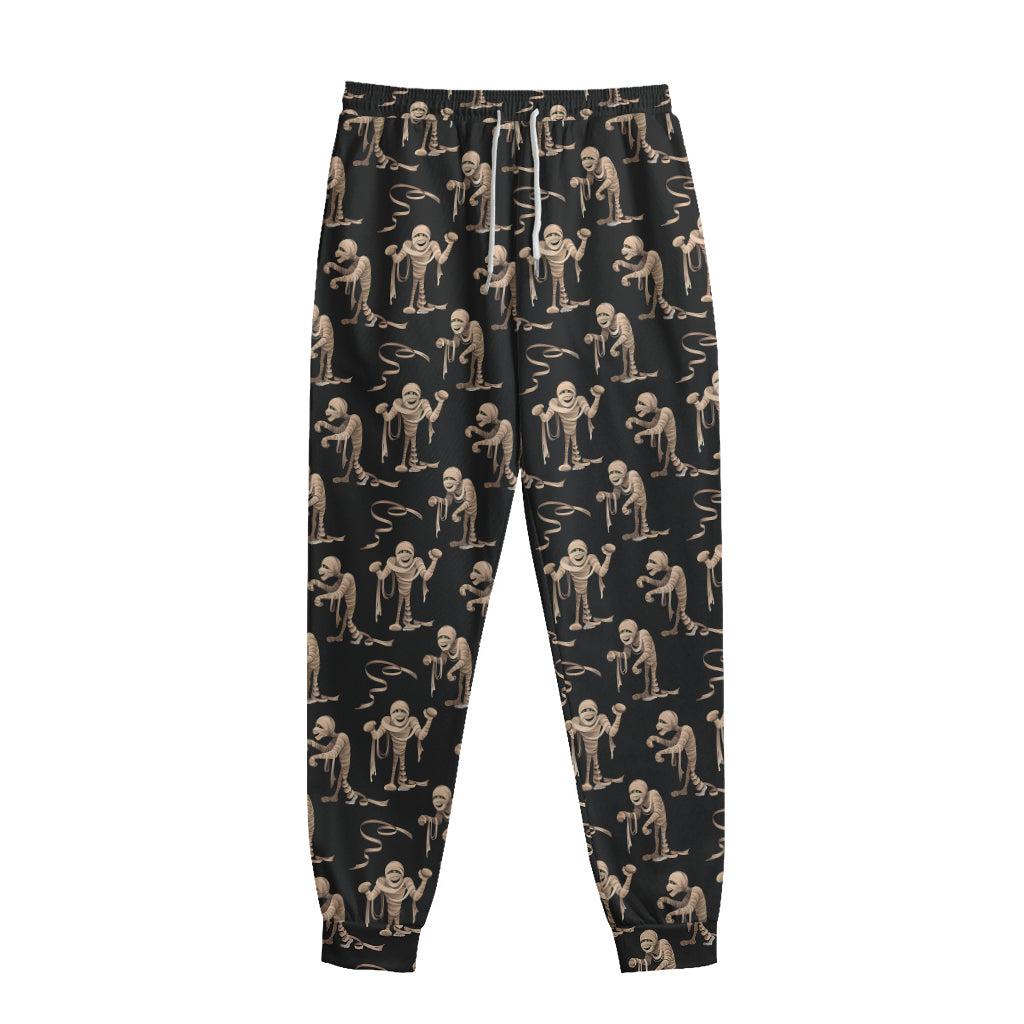 Halloween Mummy Pattern Print Sweatpants