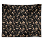 Halloween Mummy Pattern Print Tapestry