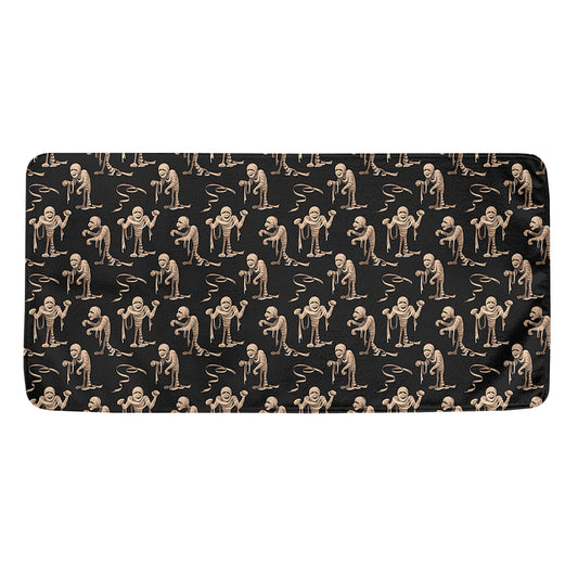 Halloween Mummy Pattern Print Towel
