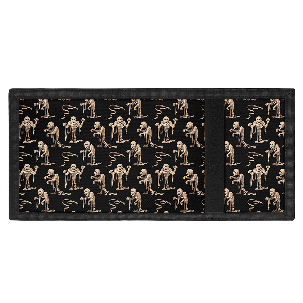 Halloween Mummy Pattern Print Trifold Wallet