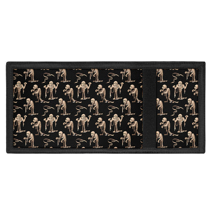 Halloween Mummy Pattern Print Trifold Wallet