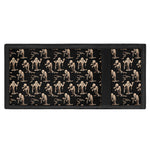 Halloween Mummy Pattern Print Trifold Wallet