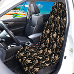 Halloween Mummy Pattern Print Waterproof Car Seat Cover