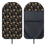 Halloween Mummy Pattern Print Waterproof Car Seat Cover
