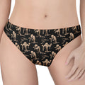Halloween Mummy Pattern Print Women's Thong