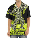 Halloween Mummy Print Aloha Shirt