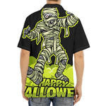 Halloween Mummy Print Aloha Shirt