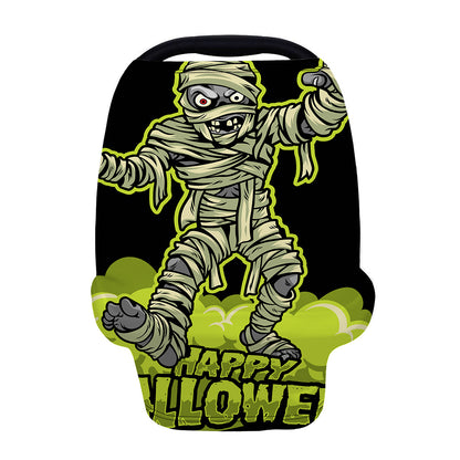 Halloween Mummy Print Baby Seat Cover