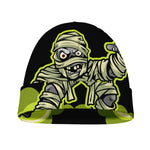 Halloween Mummy Print Beanie
