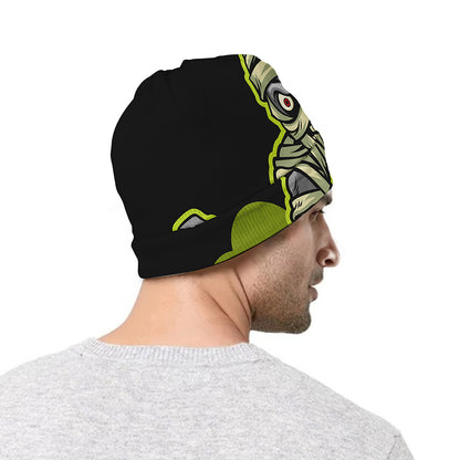 Halloween Mummy Print Beanie
