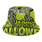 Halloween Mummy Print Bucket Hat