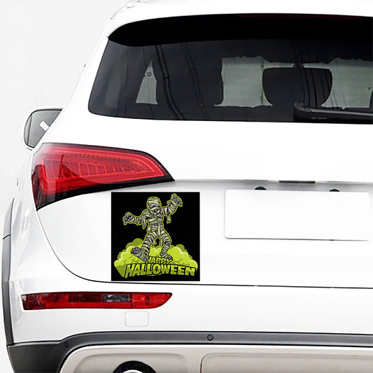 Halloween Mummy Print Car Sticker