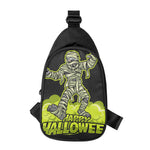 Halloween Mummy Print Chest Bag