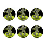 Halloween Mummy Print Coaster Set