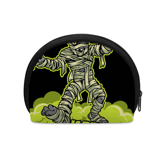 Halloween Mummy Print Coin Purse