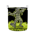 Halloween Mummy Print Collapsible Laundry Basket