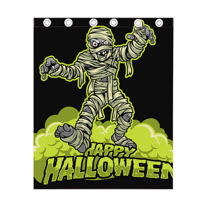 Halloween Mummy Print Curtain