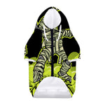 Halloween Mummy Print Dog Zip Up Hoodie
