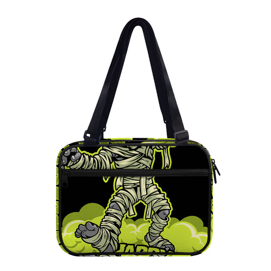 Halloween Mummy Print Double Strap Bible Bag