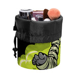 Halloween Mummy Print Drawstring Makeup Bag