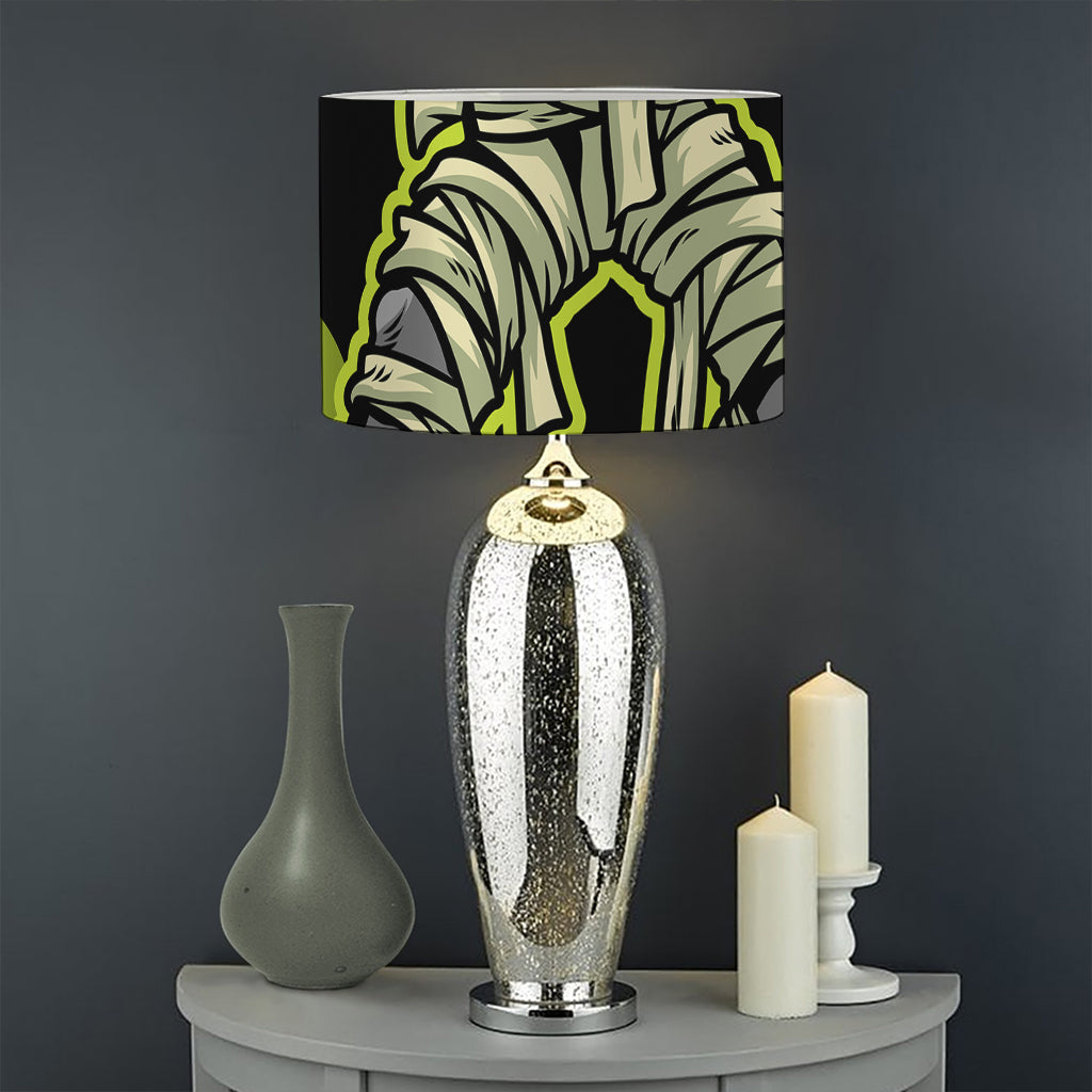 Halloween Mummy Print Drum Lamp Shade