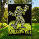 Halloween Mummy Print Garden Flag