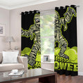 Halloween Mummy Print Grommet Curtains