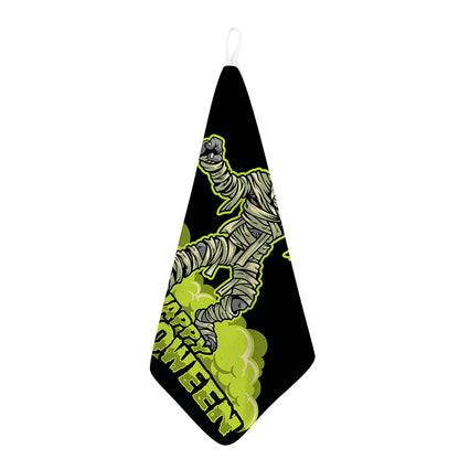 Halloween Mummy Print Hand Towel