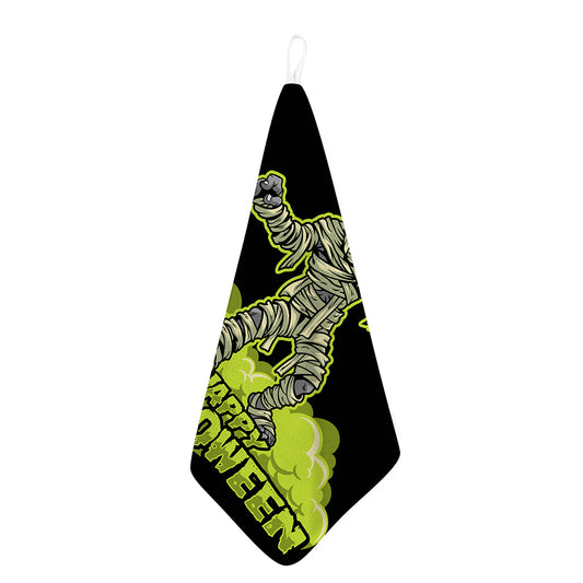 Halloween Mummy Print Hand Towel