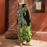 Halloween Mummy Print Harem Pants