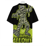 Halloween Mummy Print Hawaiian Shirt