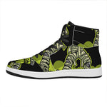 Halloween Mummy Print High Top Leather Sneakers
