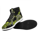 Halloween Mummy Print High Top Leather Sneakers