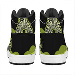 Halloween Mummy Print High Top Leather Sneakers