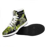 Halloween Mummy Print High Top Leather Sneakers