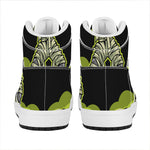 Halloween Mummy Print High Top Leather Sneakers