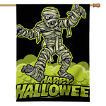 Halloween Mummy Print House Flag