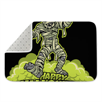 Halloween Mummy Print Indoor Door Mat